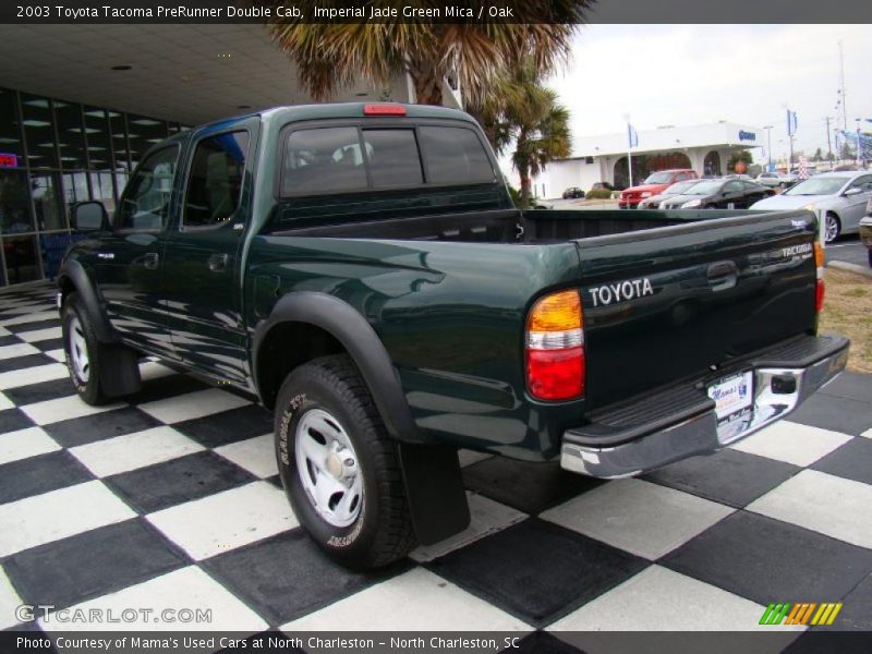 Imperial Jade Green Mica / Oak 2003 Toyota Tacoma PreRunner Double Cab
