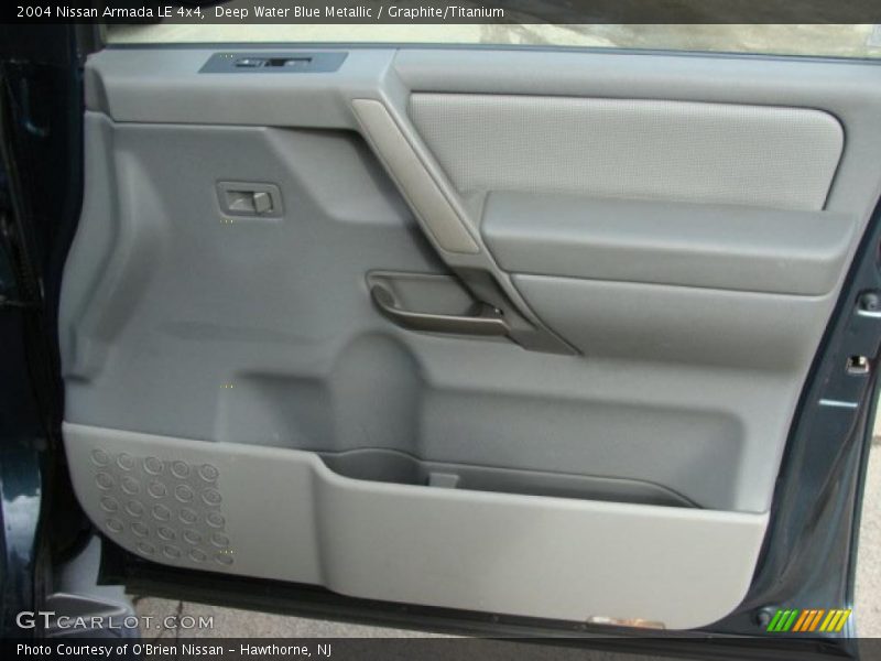 Deep Water Blue Metallic / Graphite/Titanium 2004 Nissan Armada LE 4x4