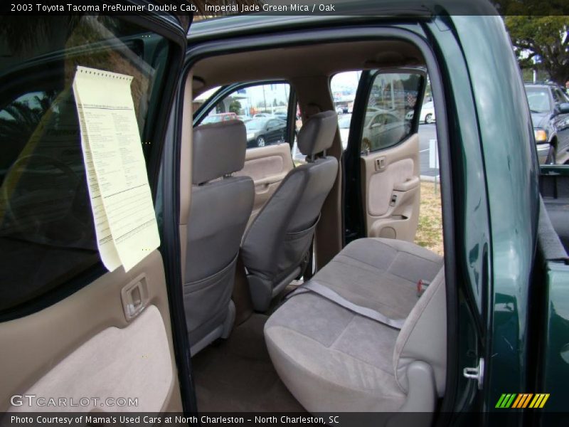 Imperial Jade Green Mica / Oak 2003 Toyota Tacoma PreRunner Double Cab