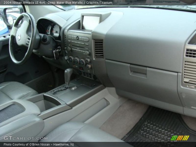 Deep Water Blue Metallic / Graphite/Titanium 2004 Nissan Armada LE 4x4