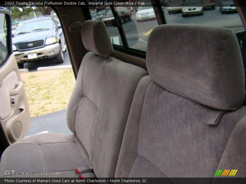 Imperial Jade Green Mica / Oak 2003 Toyota Tacoma PreRunner Double Cab