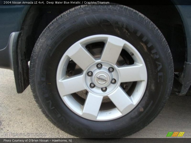 Deep Water Blue Metallic / Graphite/Titanium 2004 Nissan Armada LE 4x4
