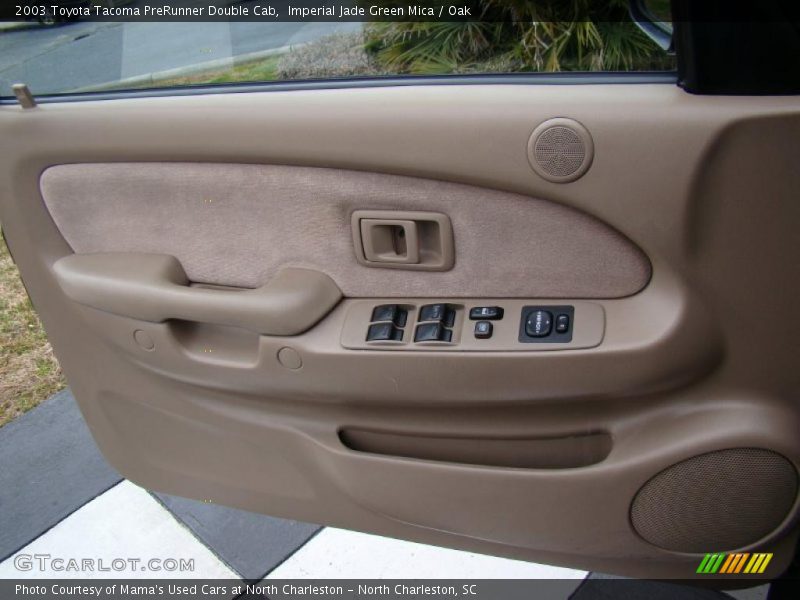 Imperial Jade Green Mica / Oak 2003 Toyota Tacoma PreRunner Double Cab