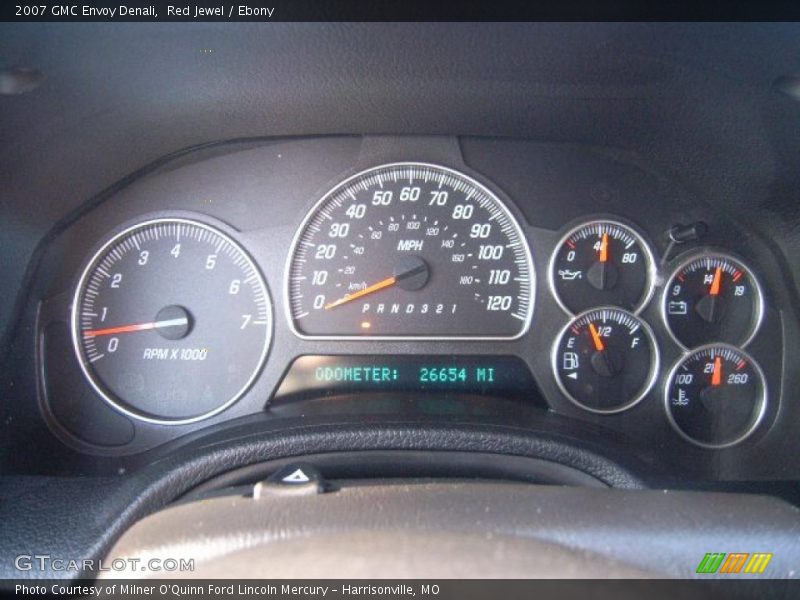 Red Jewel / Ebony 2007 GMC Envoy Denali
