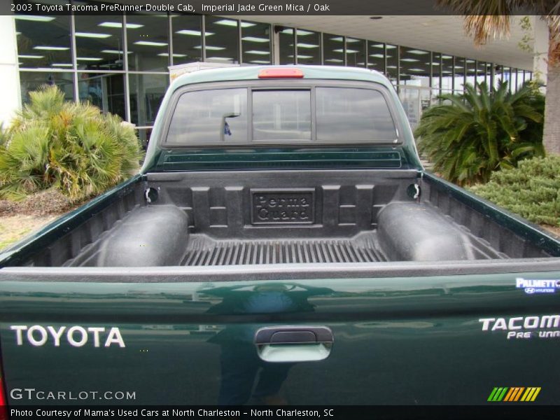 Imperial Jade Green Mica / Oak 2003 Toyota Tacoma PreRunner Double Cab