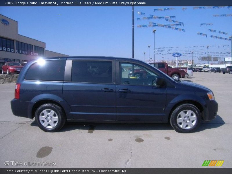 Modern Blue Pearl / Medium Slate Gray/Light Shale 2009 Dodge Grand Caravan SE