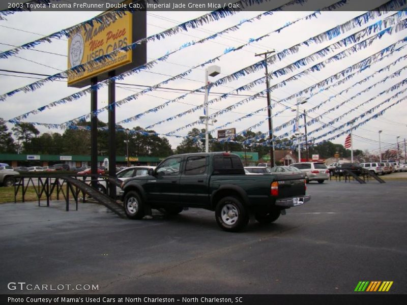 Imperial Jade Green Mica / Oak 2003 Toyota Tacoma PreRunner Double Cab