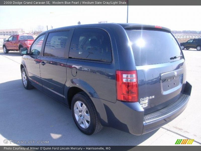 Modern Blue Pearl / Medium Slate Gray/Light Shale 2009 Dodge Grand Caravan SE