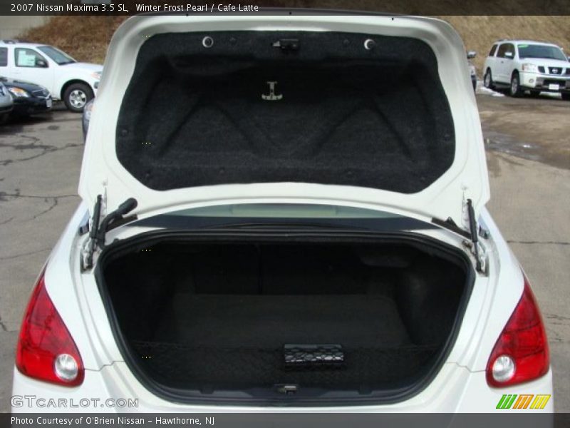 Winter Frost Pearl / Cafe Latte 2007 Nissan Maxima 3.5 SL