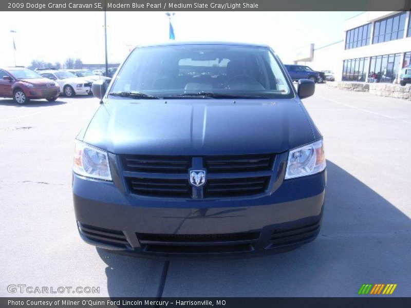 Modern Blue Pearl / Medium Slate Gray/Light Shale 2009 Dodge Grand Caravan SE