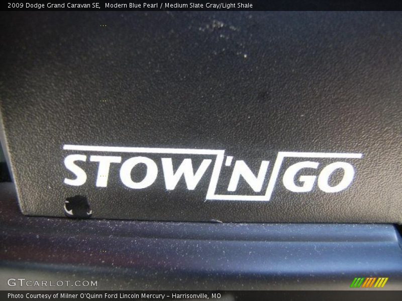 Modern Blue Pearl / Medium Slate Gray/Light Shale 2009 Dodge Grand Caravan SE