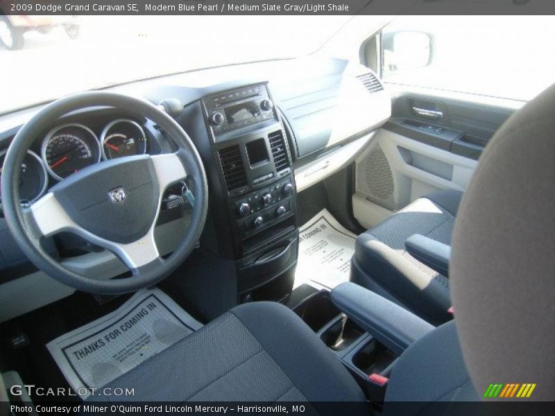 Modern Blue Pearl / Medium Slate Gray/Light Shale 2009 Dodge Grand Caravan SE