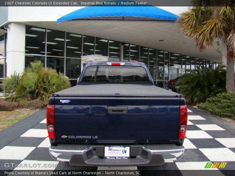 Imperial Blue Metallic / Medium Pewter 2007 Chevrolet Colorado LS Extended Cab
