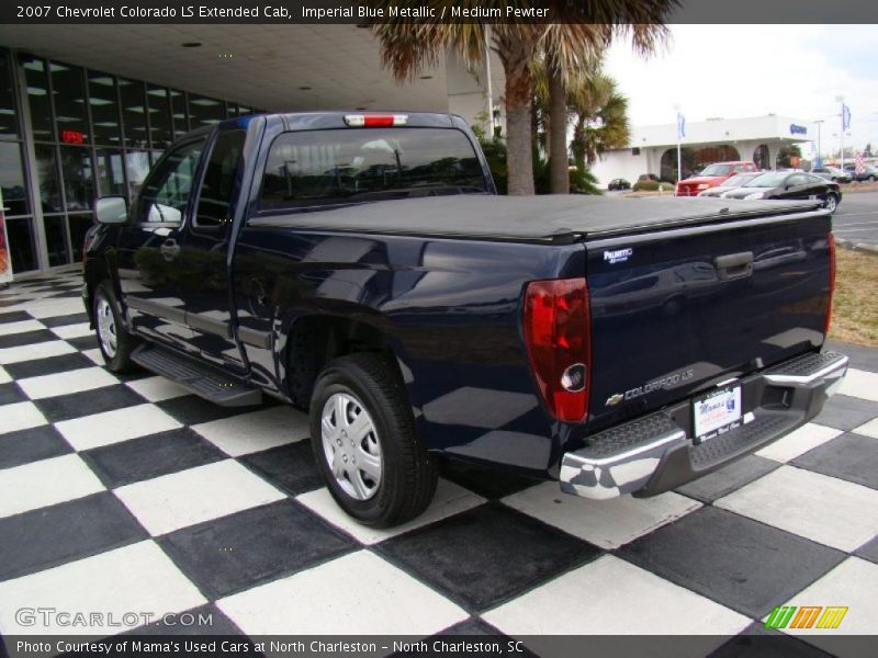 Imperial Blue Metallic / Medium Pewter 2007 Chevrolet Colorado LS Extended Cab