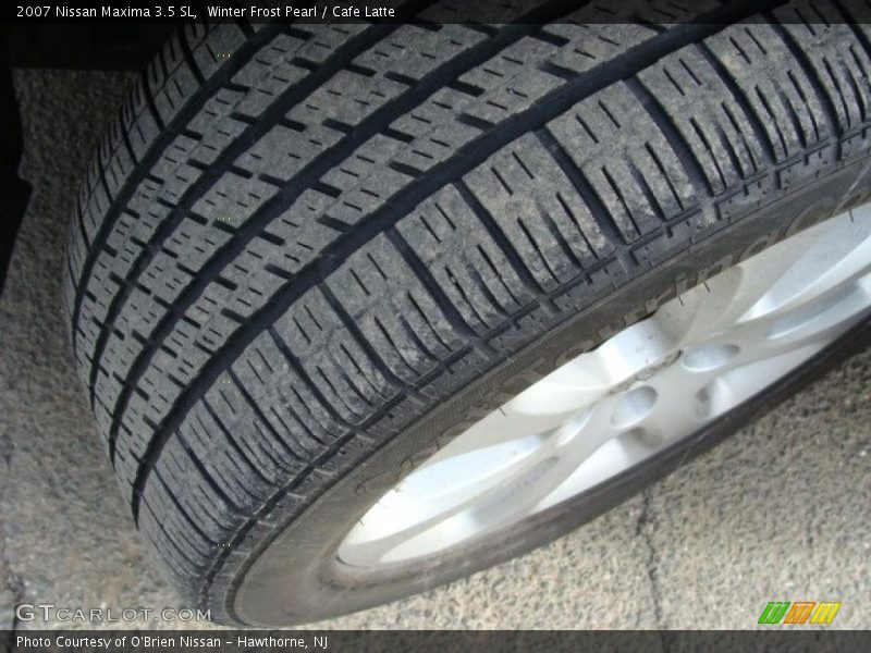 Winter Frost Pearl / Cafe Latte 2007 Nissan Maxima 3.5 SL