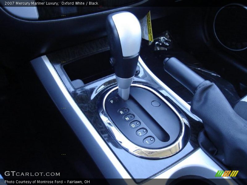 Oxford White / Black 2007 Mercury Mariner Luxury