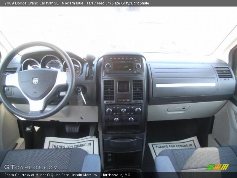Modern Blue Pearl / Medium Slate Gray/Light Shale 2009 Dodge Grand Caravan SE