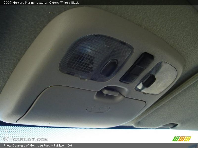 Oxford White / Black 2007 Mercury Mariner Luxury