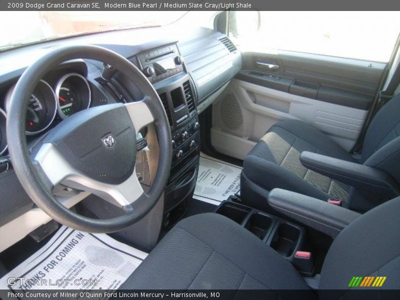 Modern Blue Pearl / Medium Slate Gray/Light Shale 2009 Dodge Grand Caravan SE