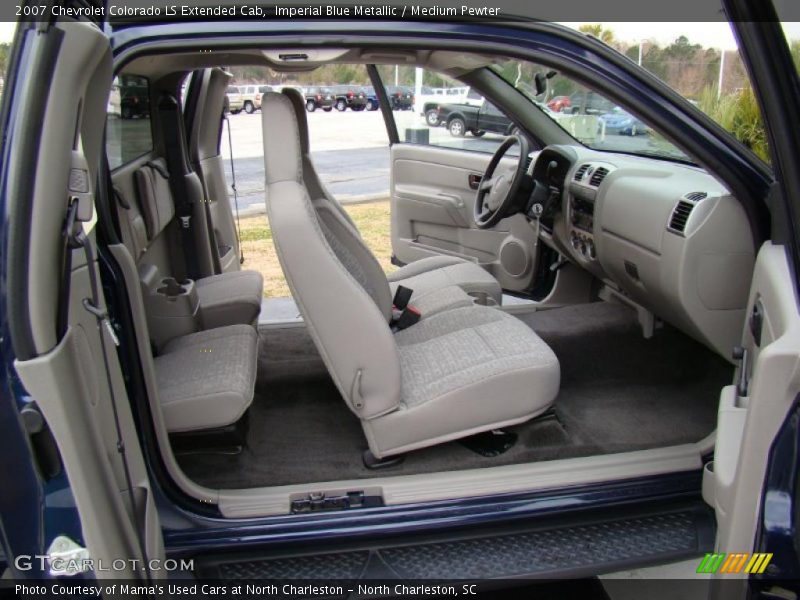 Imperial Blue Metallic / Medium Pewter 2007 Chevrolet Colorado LS Extended Cab