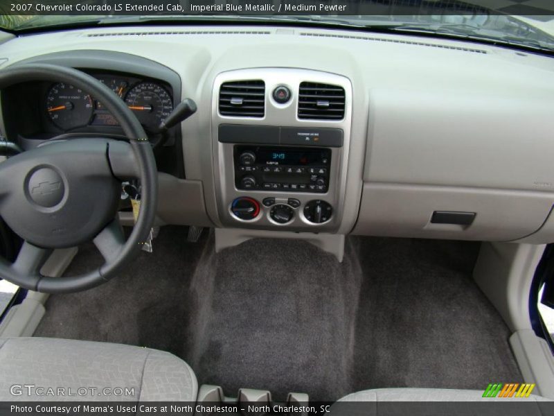 Imperial Blue Metallic / Medium Pewter 2007 Chevrolet Colorado LS Extended Cab