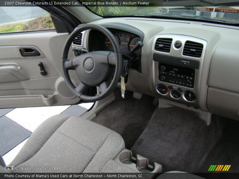 Imperial Blue Metallic / Medium Pewter 2007 Chevrolet Colorado LS Extended Cab
