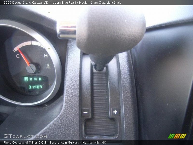 Modern Blue Pearl / Medium Slate Gray/Light Shale 2009 Dodge Grand Caravan SE
