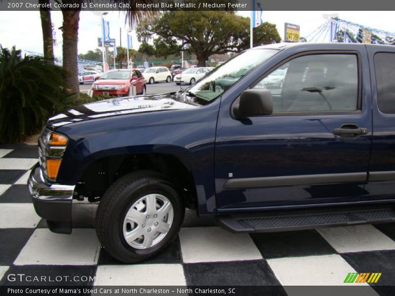 Imperial Blue Metallic / Medium Pewter 2007 Chevrolet Colorado LS Extended Cab