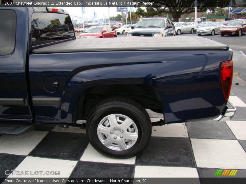 Imperial Blue Metallic / Medium Pewter 2007 Chevrolet Colorado LS Extended Cab