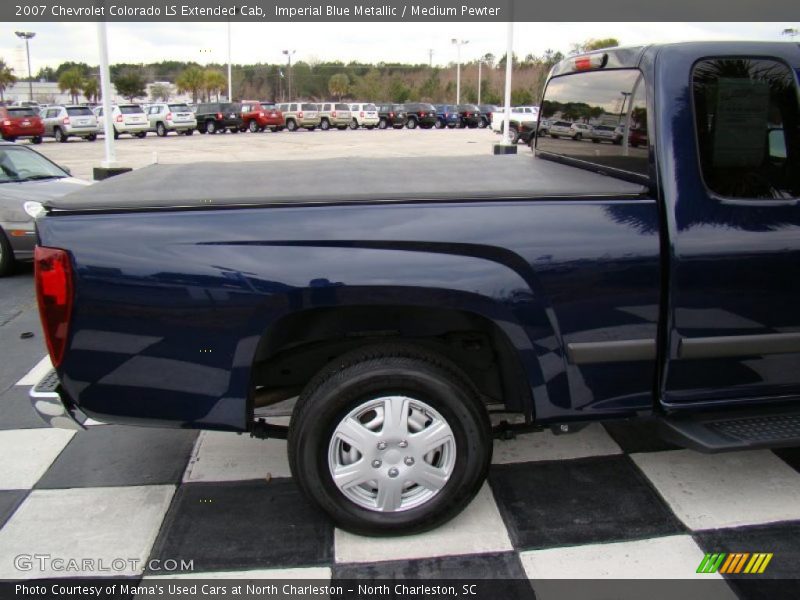 Imperial Blue Metallic / Medium Pewter 2007 Chevrolet Colorado LS Extended Cab