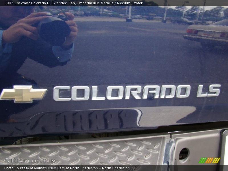 Imperial Blue Metallic / Medium Pewter 2007 Chevrolet Colorado LS Extended Cab