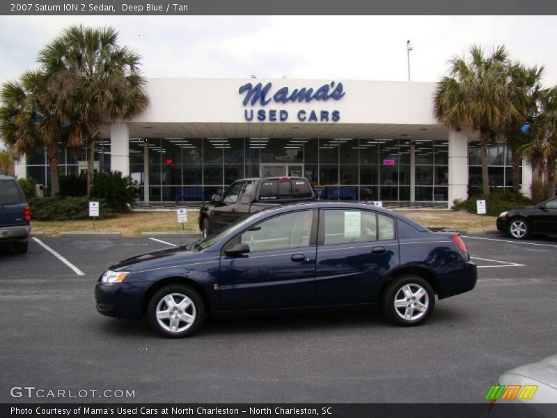 Deep Blue / Tan 2007 Saturn ION 2 Sedan