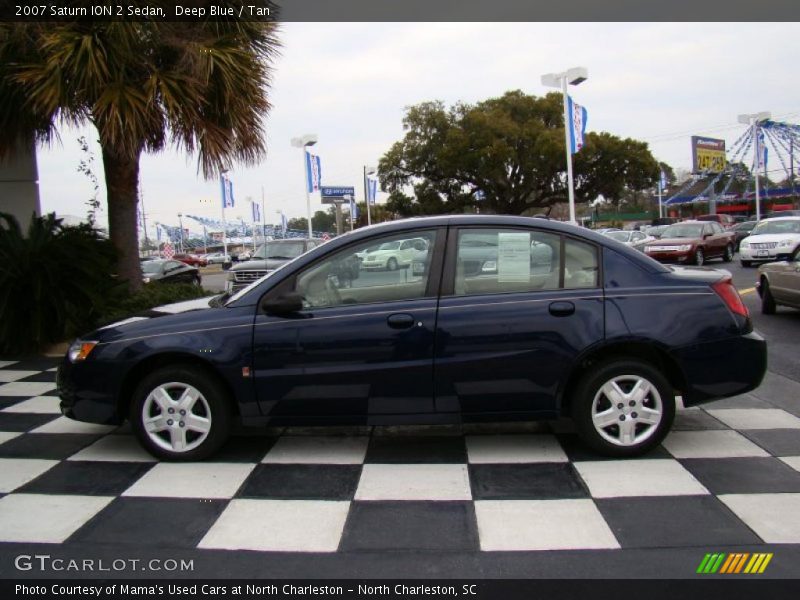 Deep Blue / Tan 2007 Saturn ION 2 Sedan