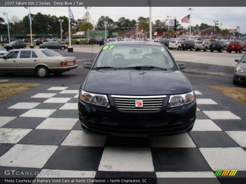 Deep Blue / Tan 2007 Saturn ION 2 Sedan