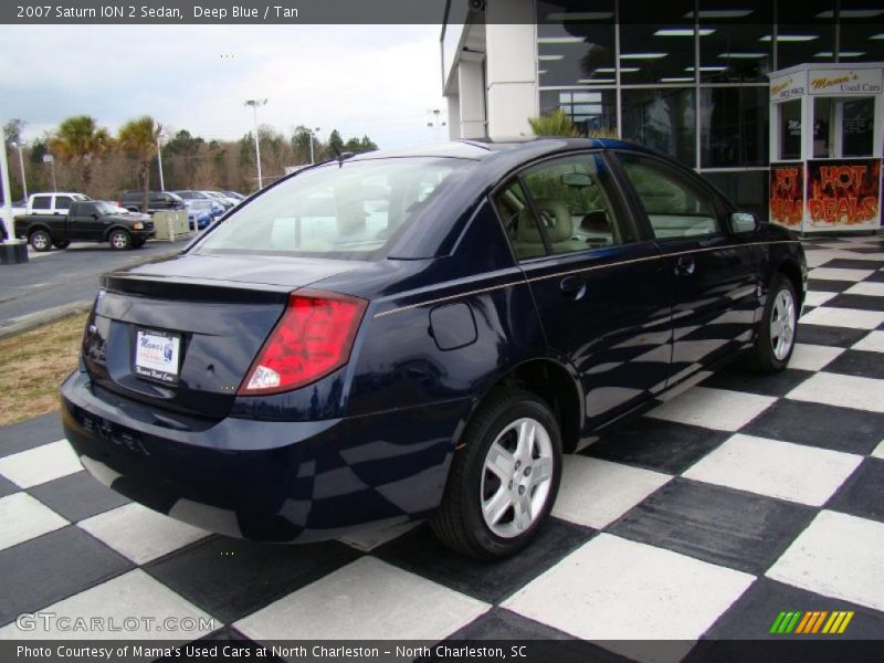 Deep Blue / Tan 2007 Saturn ION 2 Sedan