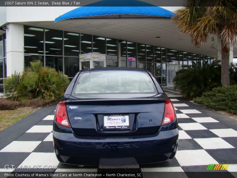 Deep Blue / Tan 2007 Saturn ION 2 Sedan