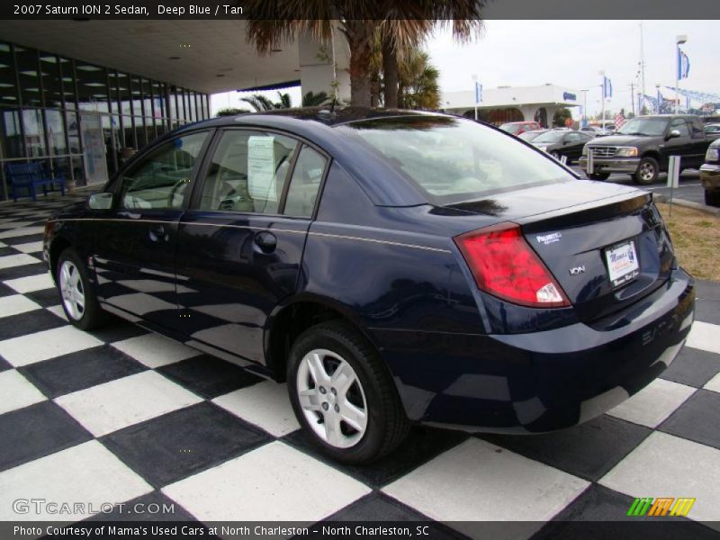 Deep Blue / Tan 2007 Saturn ION 2 Sedan