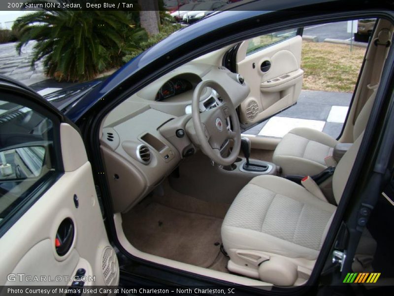 Deep Blue / Tan 2007 Saturn ION 2 Sedan