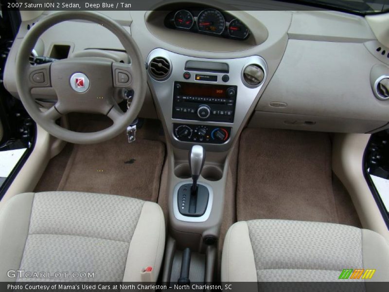 Deep Blue / Tan 2007 Saturn ION 2 Sedan