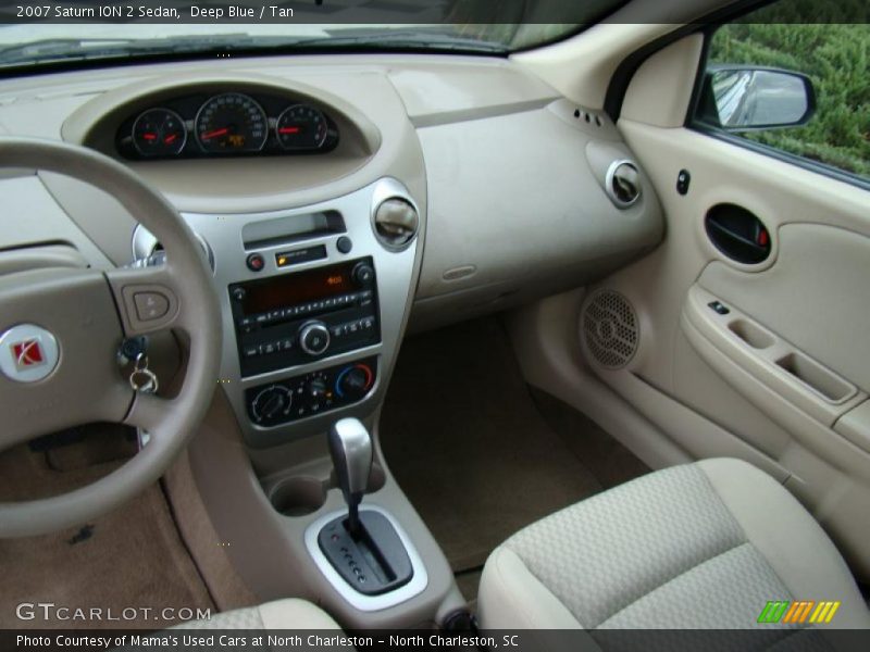 Deep Blue / Tan 2007 Saturn ION 2 Sedan