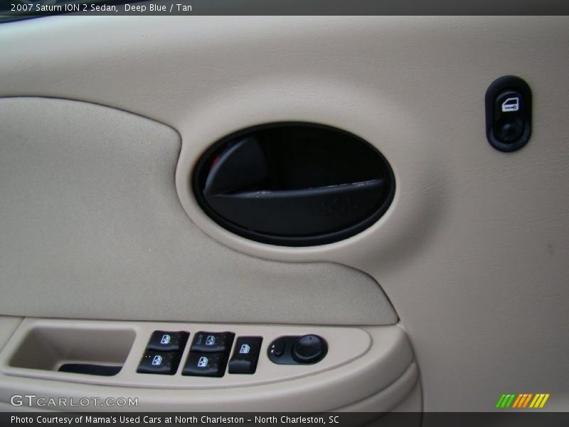 Deep Blue / Tan 2007 Saturn ION 2 Sedan