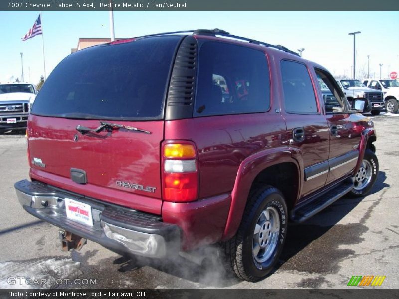 Redfire Metallic / Tan/Neutral 2002 Chevrolet Tahoe LS 4x4