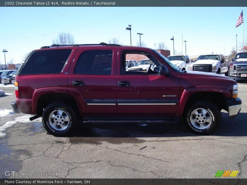 Redfire Metallic / Tan/Neutral 2002 Chevrolet Tahoe LS 4x4