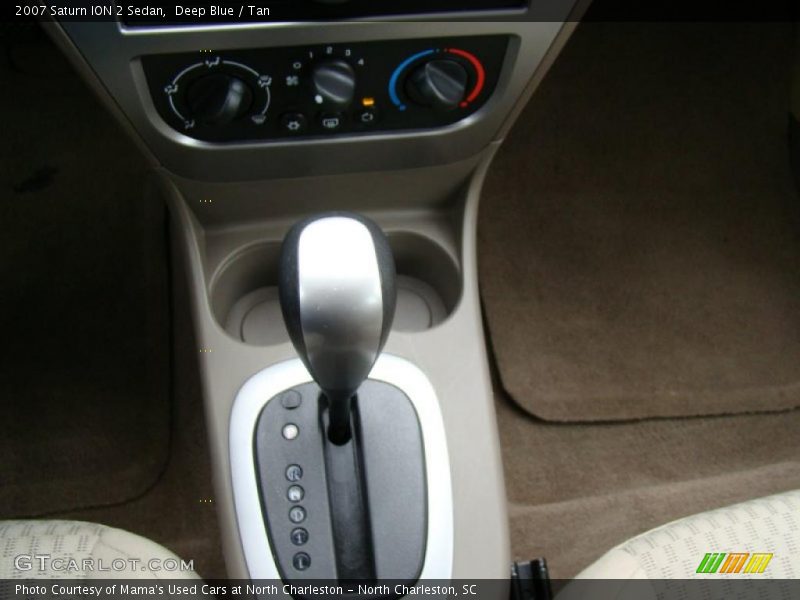 Deep Blue / Tan 2007 Saturn ION 2 Sedan