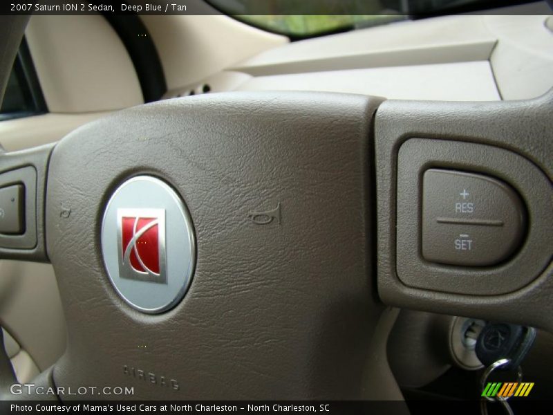 Deep Blue / Tan 2007 Saturn ION 2 Sedan