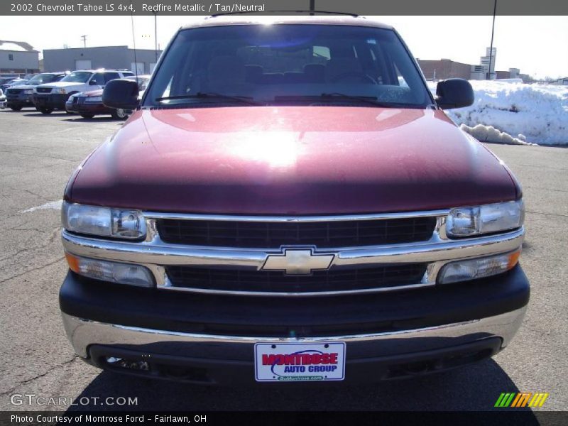 Redfire Metallic / Tan/Neutral 2002 Chevrolet Tahoe LS 4x4