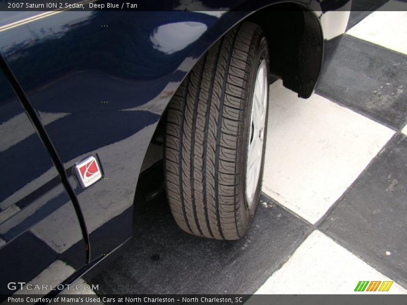 Deep Blue / Tan 2007 Saturn ION 2 Sedan