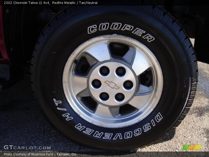 Redfire Metallic / Tan/Neutral 2002 Chevrolet Tahoe LS 4x4