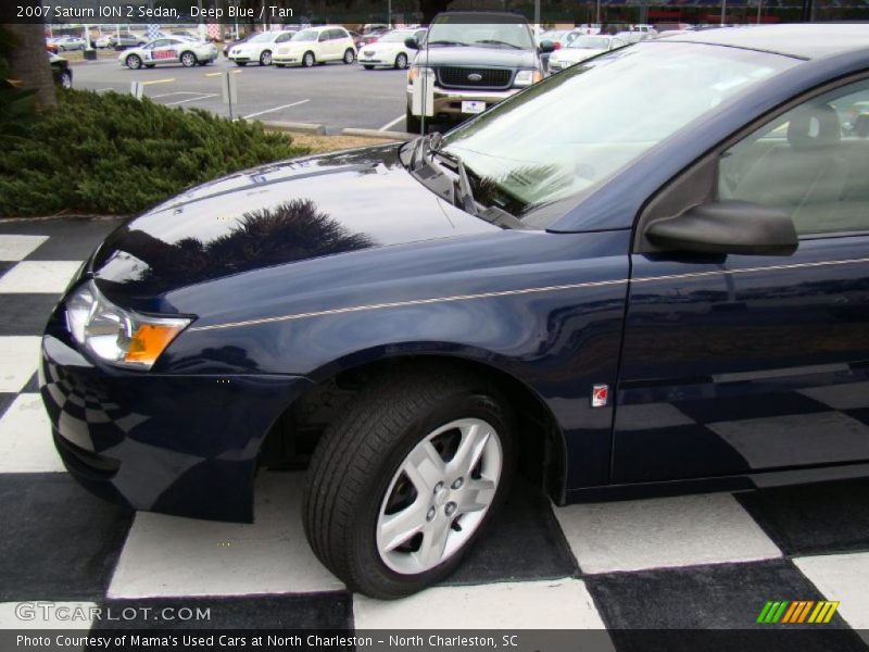 Deep Blue / Tan 2007 Saturn ION 2 Sedan