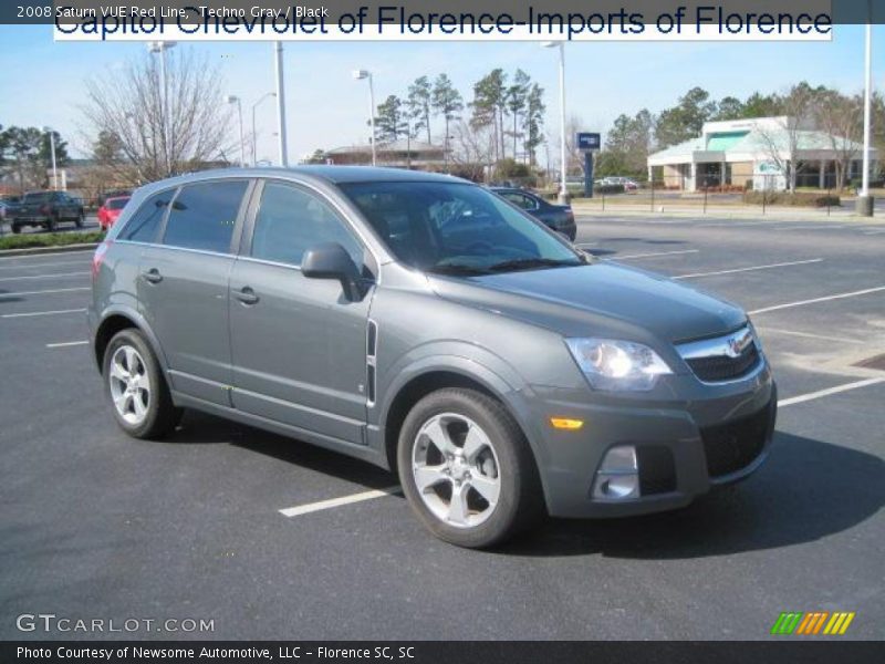 Techno Gray / Black 2008 Saturn VUE Red Line